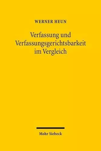 Verfassung und Verfassungsgerichtsbarkeit im Vergleich cover