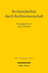 Rechtssicherheit durch Rechtswissenschaft cover