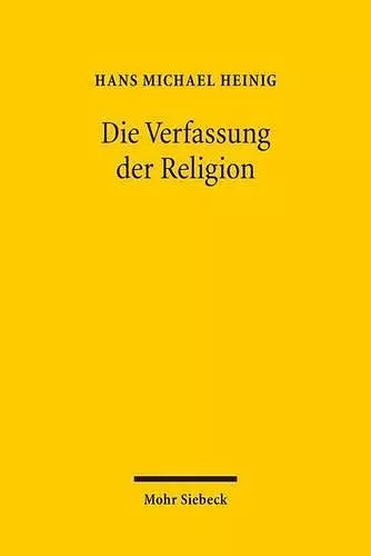 Die Verfassung der Religion cover