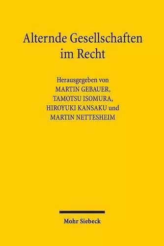 Alternde Gesellschaften im Recht cover