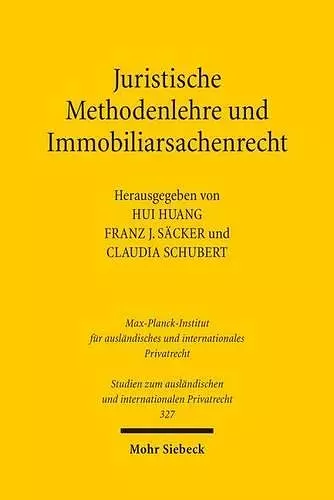 Juristische Methodenlehre und Immobiliarsachenrecht cover