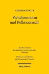 Verhaltensnorm und Kollisionsrecht cover