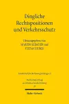 Dingliche Rechtspositionen und Verkehrsschutz cover