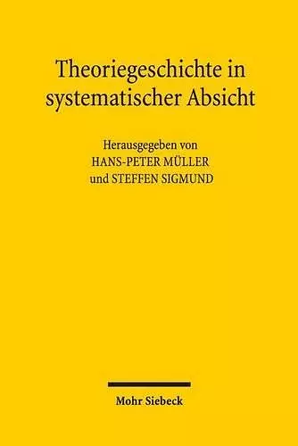 Theoriegeschichte in systematischer Absicht cover