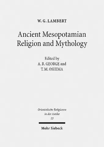 Ancient Mesopotamian Religion and Mythology cover