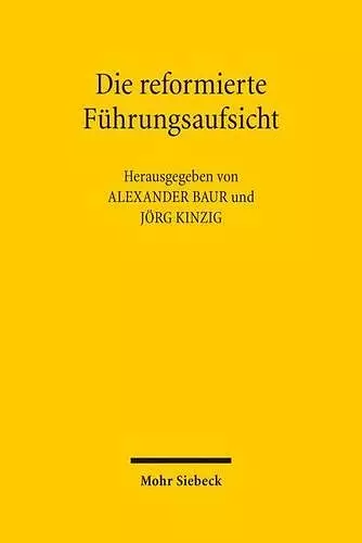 Die reformierte Führungsaufsicht cover