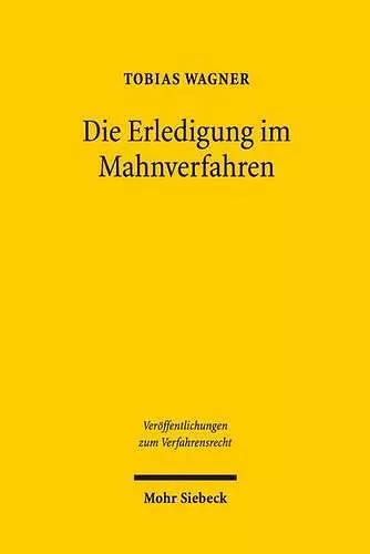 Die Erledigung im Mahnverfahren cover