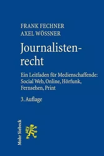 Journalistenrecht cover