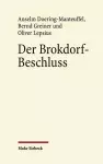 Der Brokdorf-Beschluss des Bundesverfassungsgerichts 1985 cover