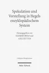 Spekulation und Vorstellung in Hegels enzyklopädischem System cover