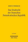 Das Strafrecht der Deutschen Demokratischen Republik cover