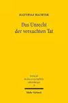 Das Unrecht der versuchten Tat cover