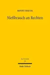 Nießbrauch an Rechten cover