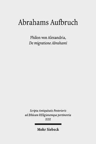 Abrahams Aufbruch cover