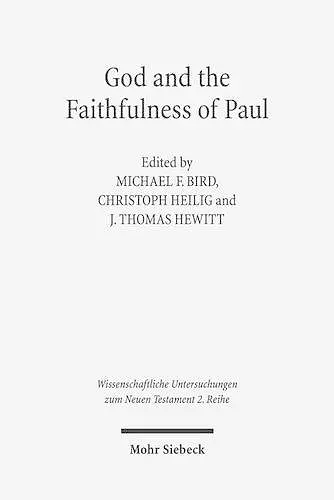 God and the Faithfulness of Paul cover