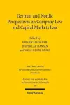 German and Nordic Perspectives on Company Law and Capital Markets Law cover