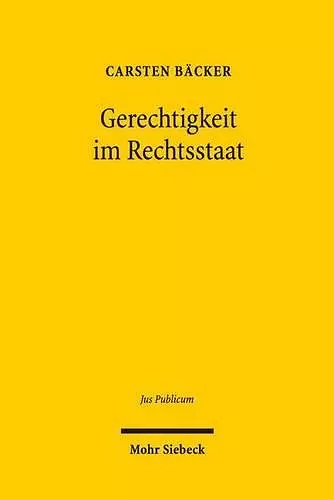 Gerechtigkeit im Rechtsstaat cover