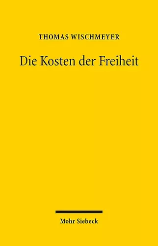 Die Kosten der Freiheit cover