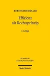 Effizienz als Rechtsprinzip cover