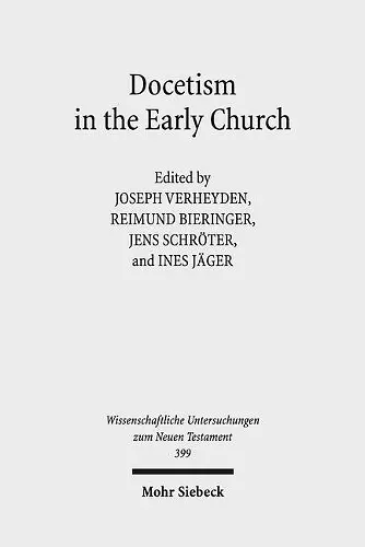 Docetism in the Early Church cover