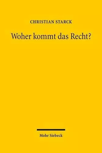 Woher kommt das Recht? cover