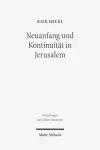 Neuanfang und Kontinuität in Jerusalem cover