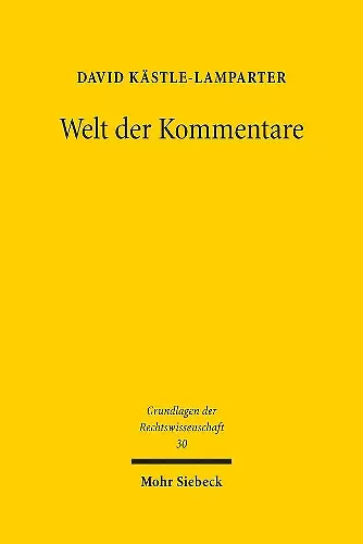 Welt der Kommentare cover