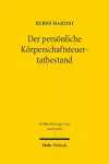 Der persönliche Körperschaftsteuertatbestand cover