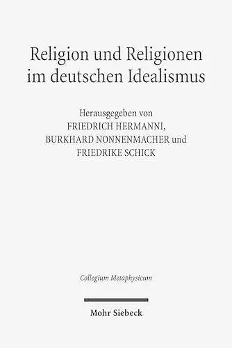 Religion und Religionen im Deutschen Idealismus cover