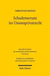 Schadensersatz im Unionsprivatrecht cover