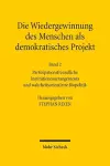 Die Wiedergewinnung des Menschen als demokratisches Projekt cover