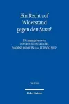 Ein Recht auf Widerstand gegen den Staat? cover