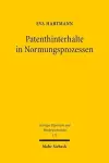 Patenthinterhalte in Normungsprozessen cover