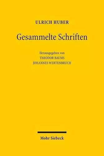 Gesammelte Schriften cover