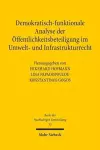 Demokratisch-funktionale Analyse der Öffentlichkeitsbeteiligung im Umwelt- und Infrastrukturrecht cover