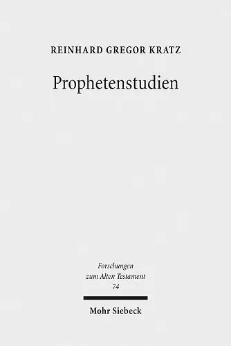 Prophetenstudien cover