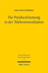 Die Preisbestimmung in der Telekommunikation cover