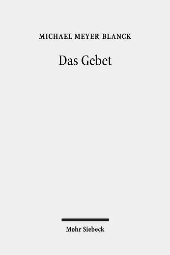 Das Gebet cover