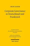 Corporate Governance in Deutschland und Frankreich cover