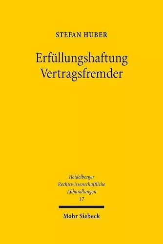 Erfüllungshaftung Vertragsfremder cover