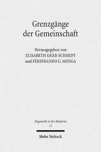 Grenzgänge der Gemeinschaft cover