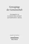 Grenzgänge der Gemeinschaft cover