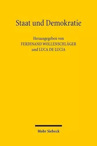 Staat und Demokratie cover