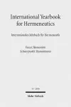 International Yearbook for Hermeneutics / Internationales Jahrbuch für Hermeneutik cover