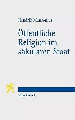 Öffentliche Religion im säkularen Staat cover