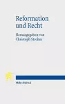 Reformation und Recht cover