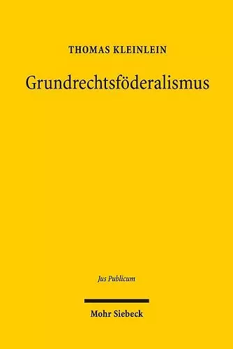 Grundrechtsföderalismus cover