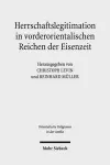 Herrschaftslegitimation in vorderorientalischen Reichen der Eisenzeit cover