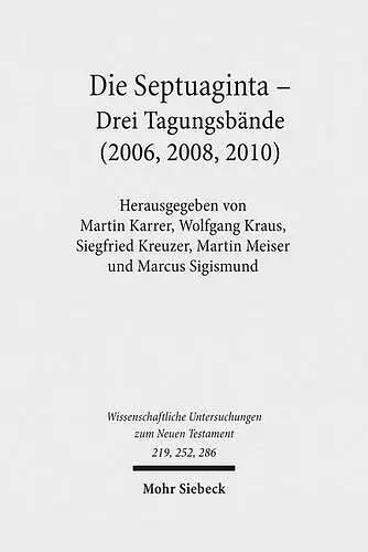 Die Septuaginta cover