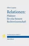 Relationen: Plädoyer für eine bessere Rechtswissenschaft cover